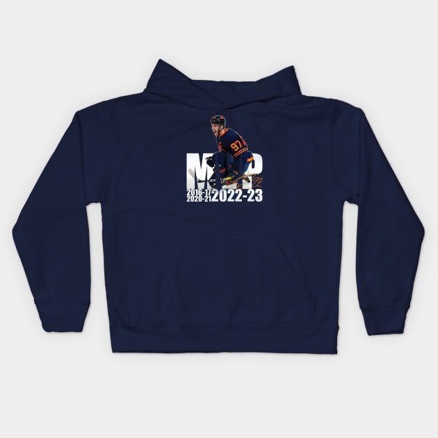 McDavid MVP 2022-23 Kids Hoodie by Nagorniak